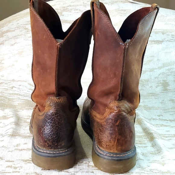 Rambler Square Toe Cowboy Boots Sz 12D - Picture 7 of 13